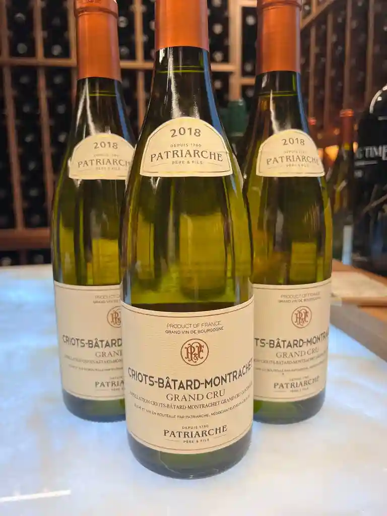 Patriarche criots batard montrachet gc 2018 75 cl